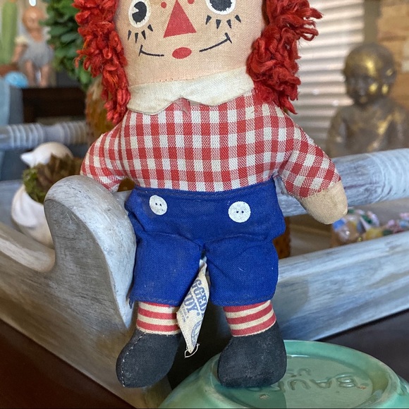 Vintage Raggedy Andy Plush Stuffed Doll Toy - Picture 3 of 15